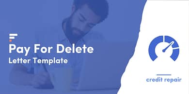 Pay for delete letter template
