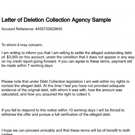 Letter of deletion example
