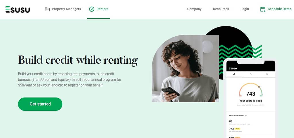 Esusu Rent website