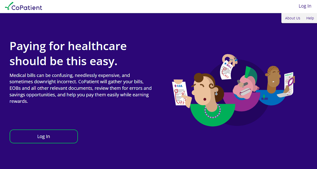 CoPatient homepage