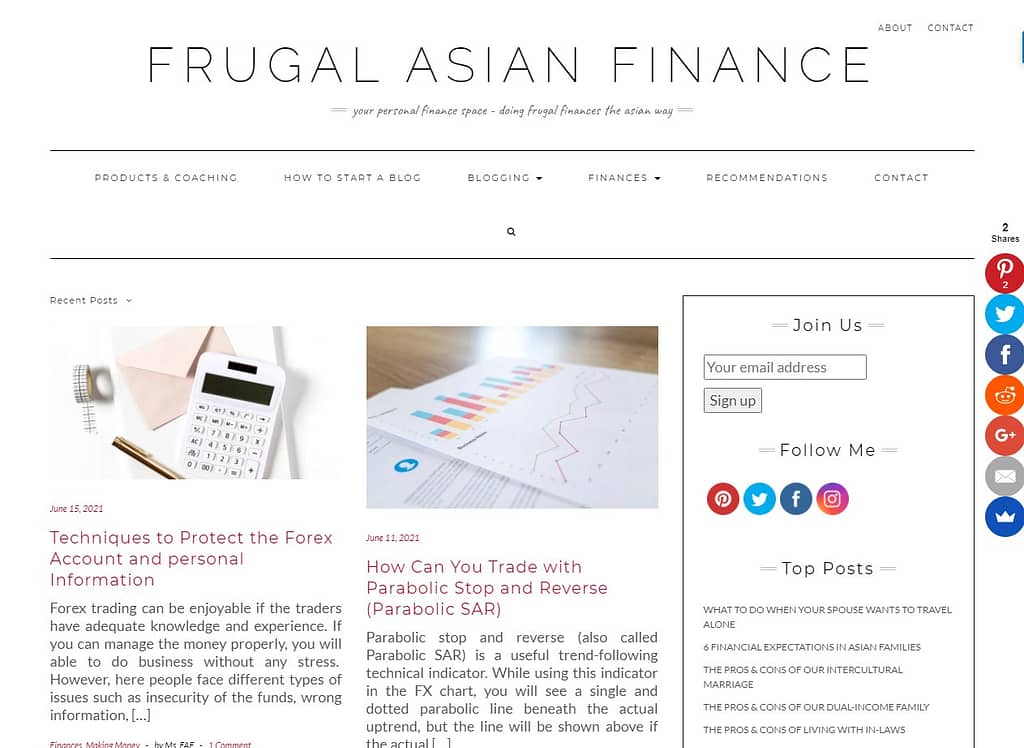Frugal Asian Fina