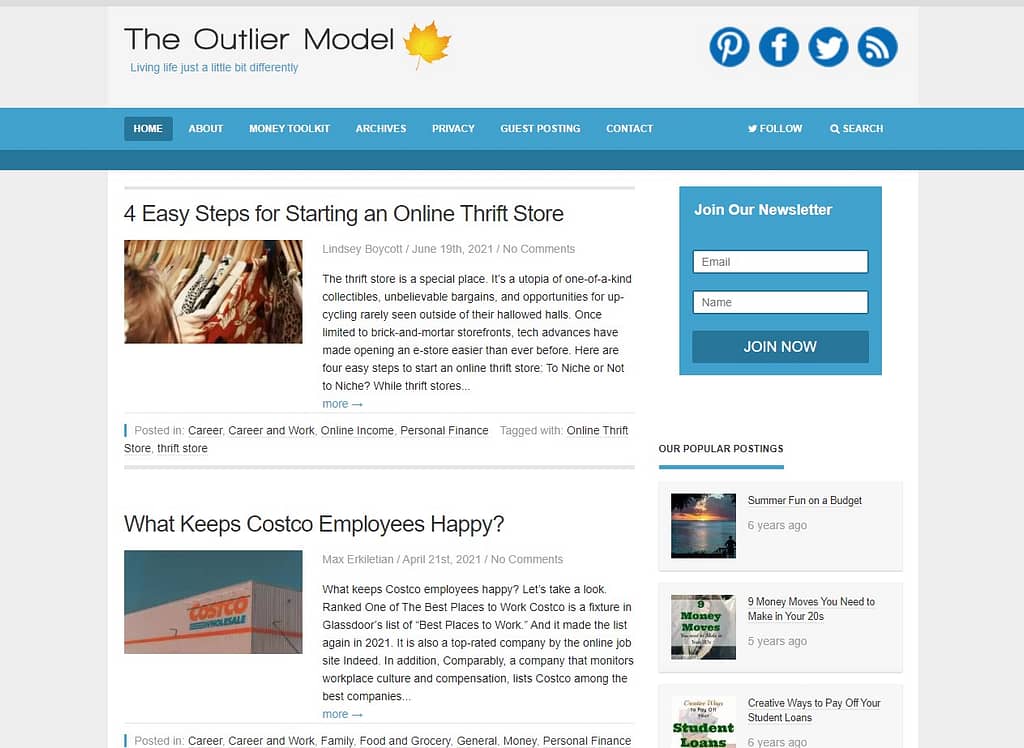 The Outlier Model