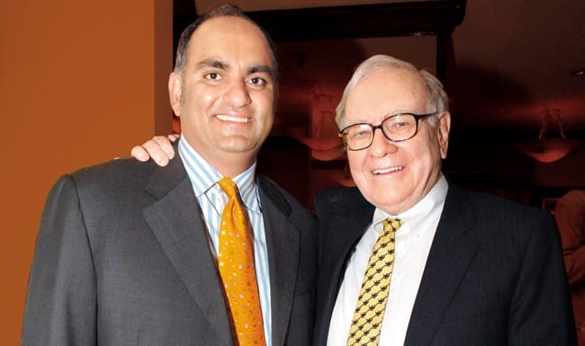 Mohnish Pabrai and Warren Buffett 