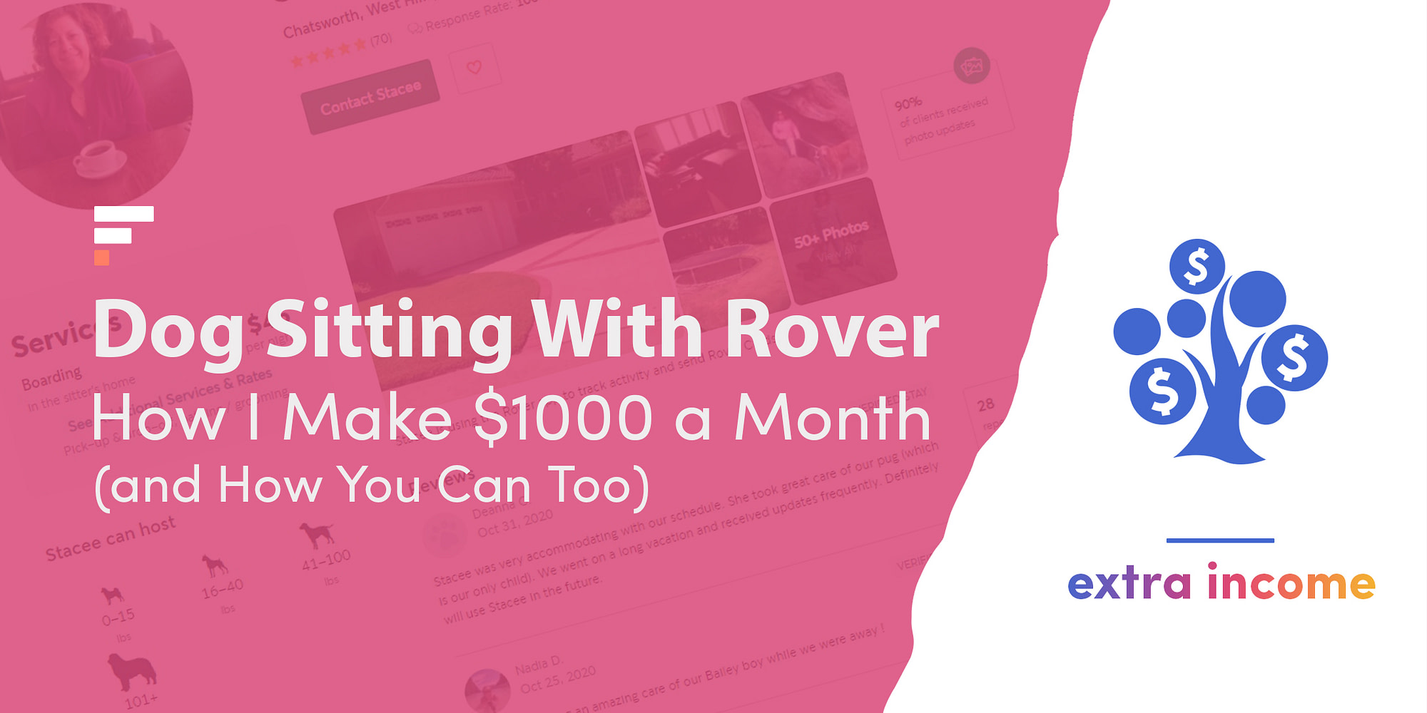 Dog Sitting With Rover How I Make 1000 a Month (and How You Can Too)