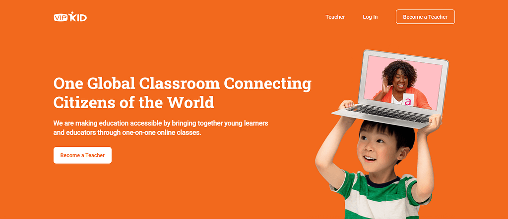 VIPKid homepage