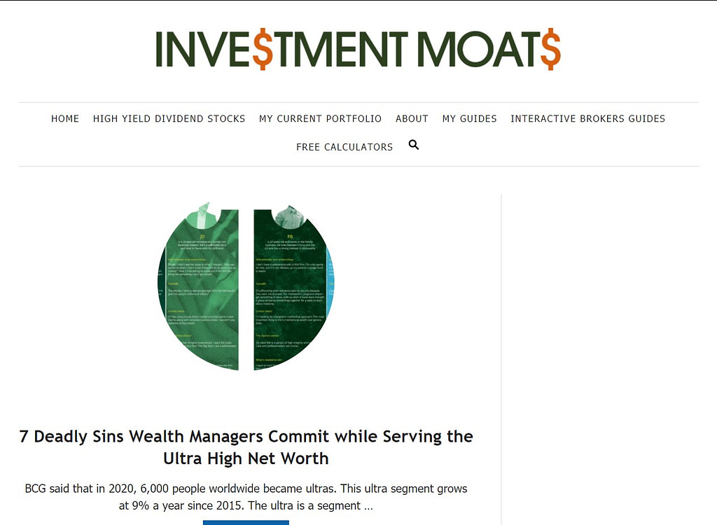 Investment Moats