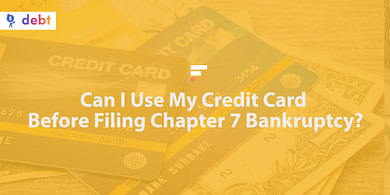 Can I use my credit card before filing Chapter 7 bankruptcy?