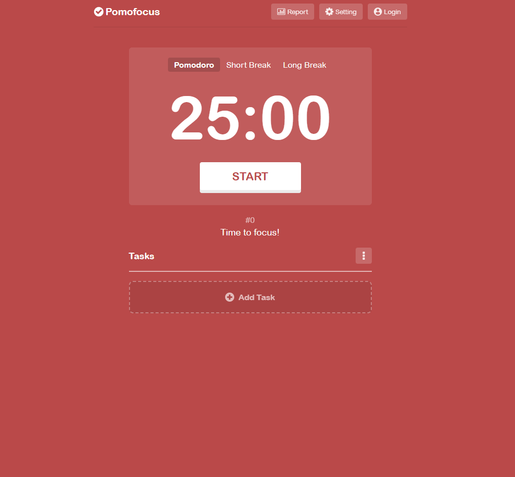 Pomofocus timer tool for home business productivity