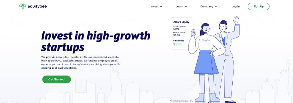 EquityBee homepage