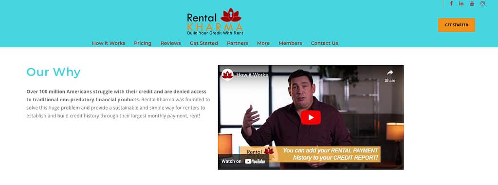 Rental Kharma homepage