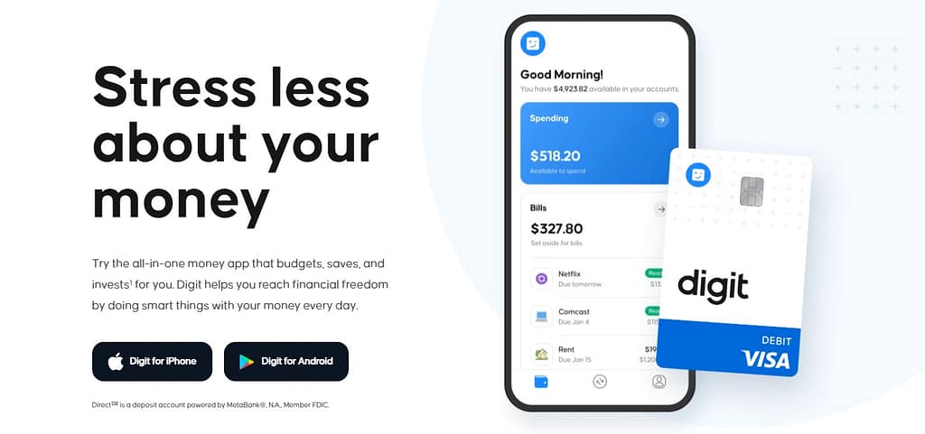 Digit home page