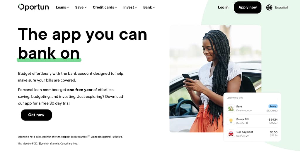 Oportun Homepage