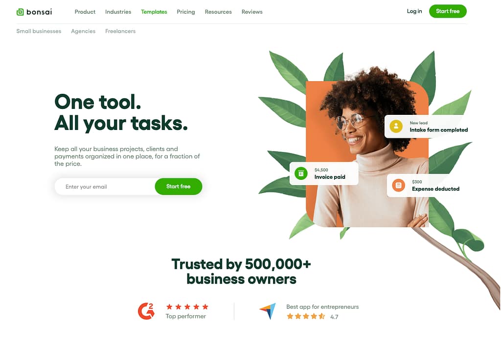 Bonsai home page