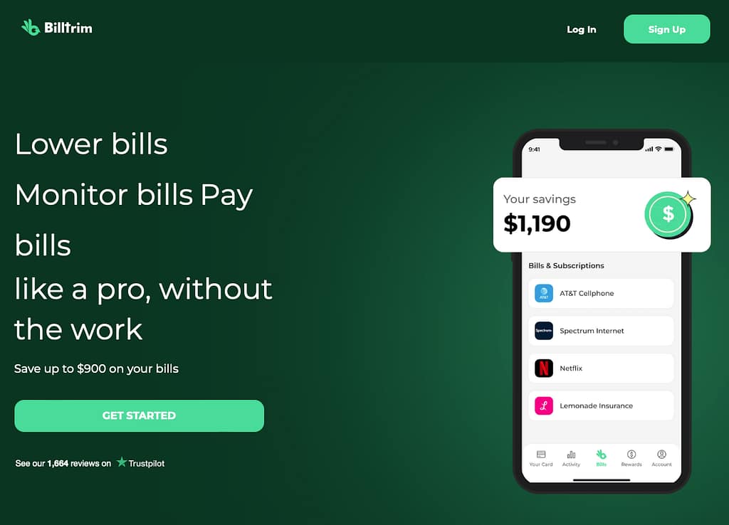 Billtrim homepage