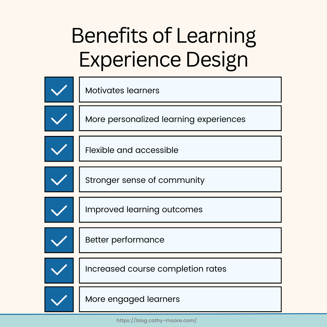 What is learning experience design 4.