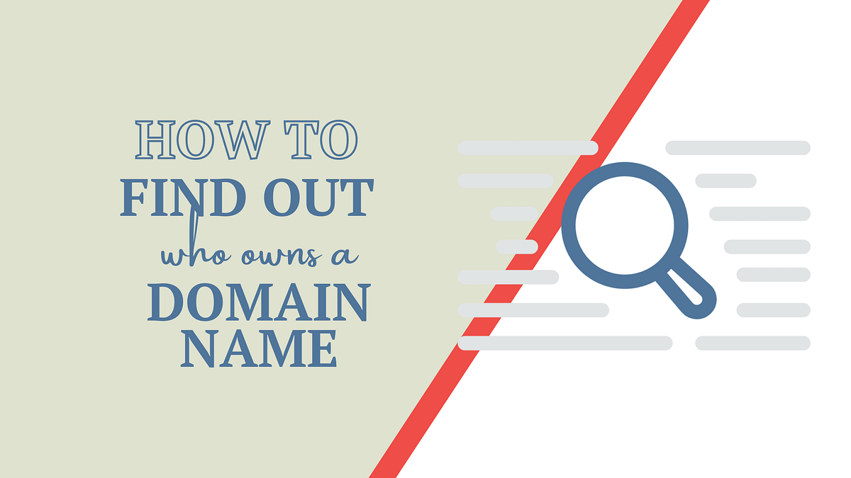 how to find out who owns a domain name