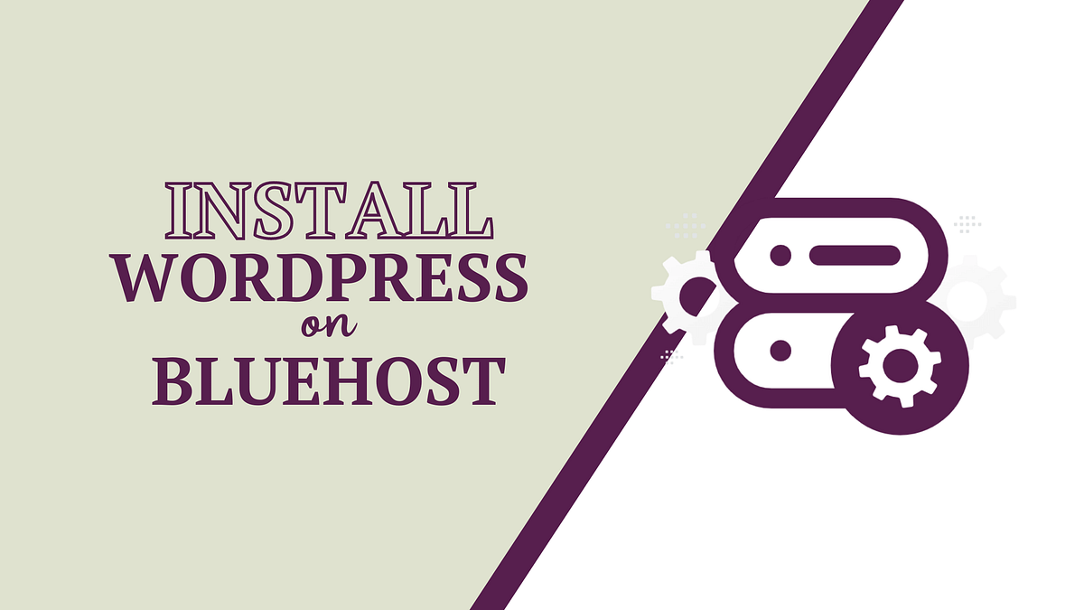 install WordPress on Bluehost