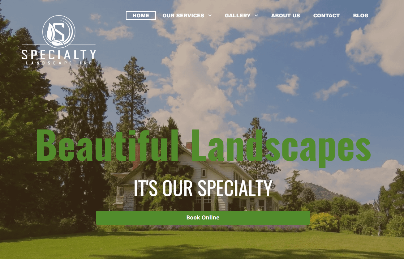 Landscape Business Name: Specialty Landscape screenshot
