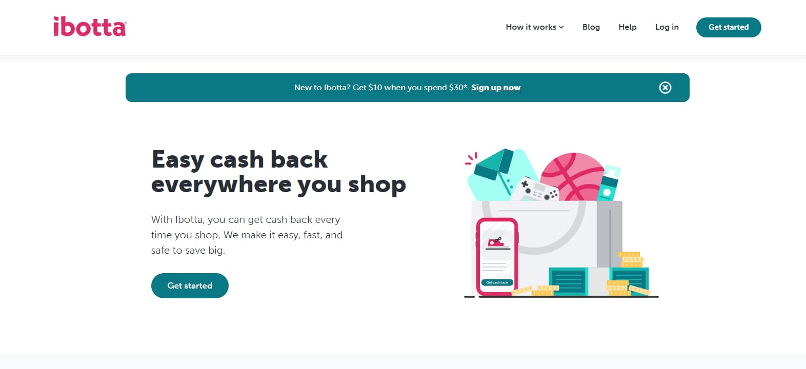 Best Money-Making Apps: Ibotta Homepage