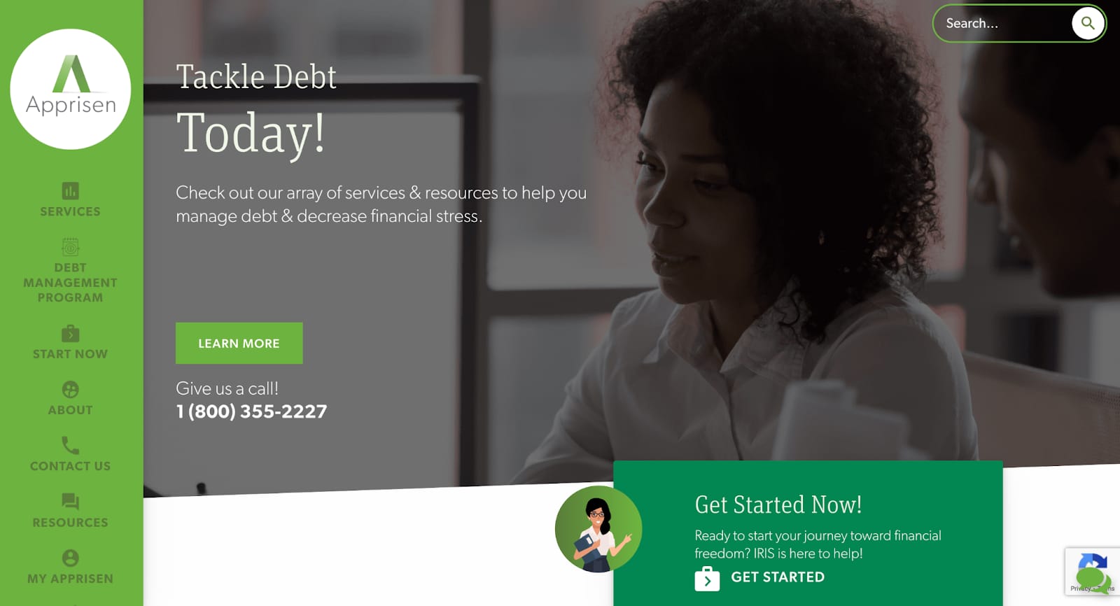 Apprisen homepage