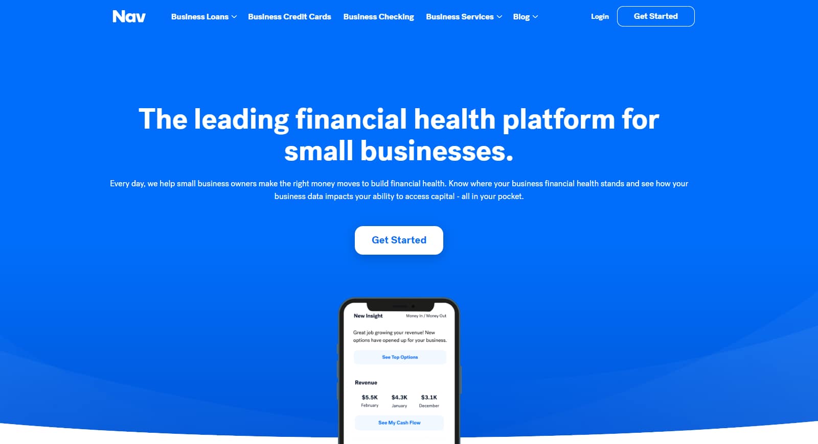 Nav homepage