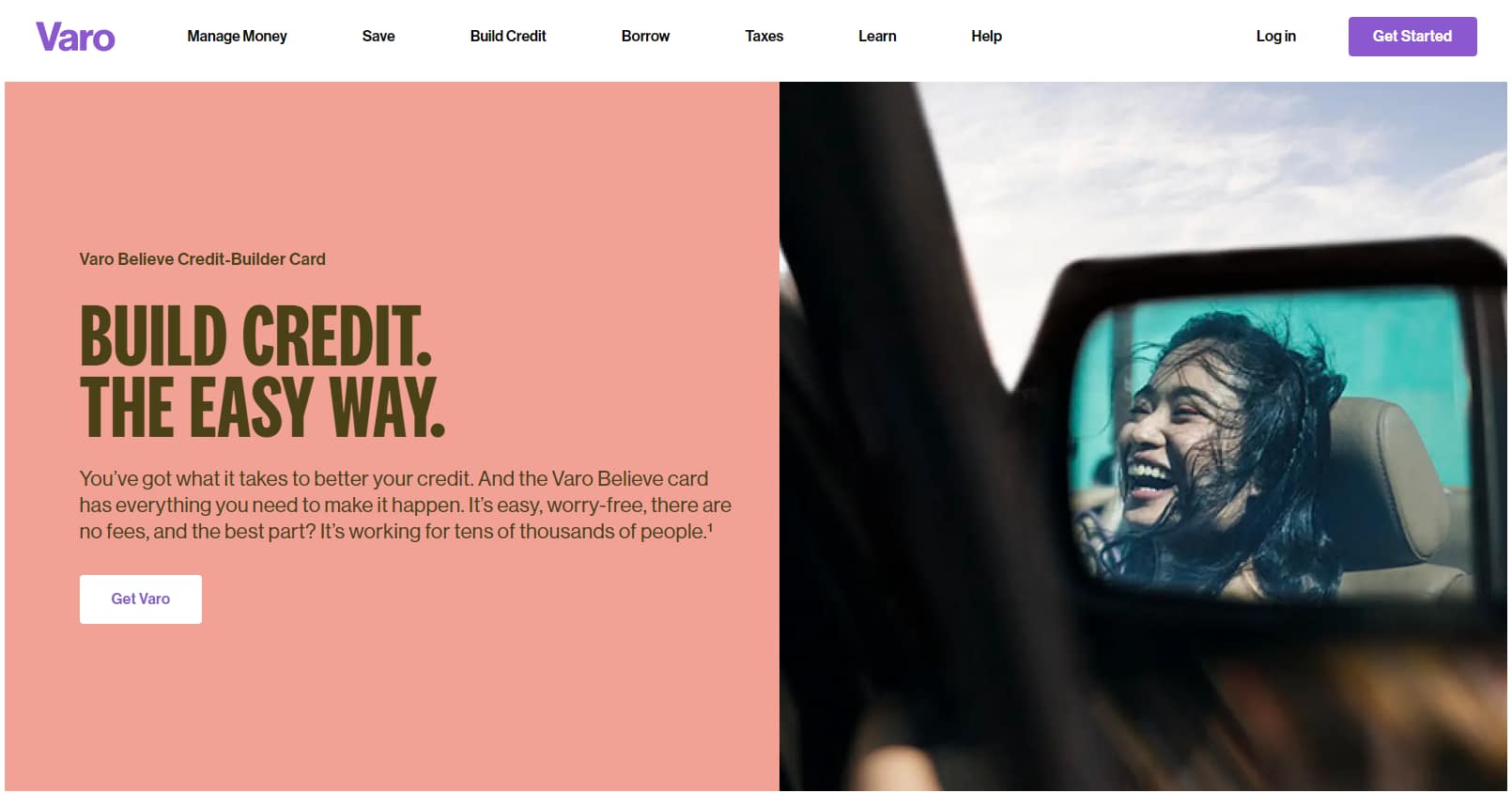 Varo Believe Card Review: Varo Belive credit builder card - page