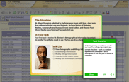 Screenshot of medical software training