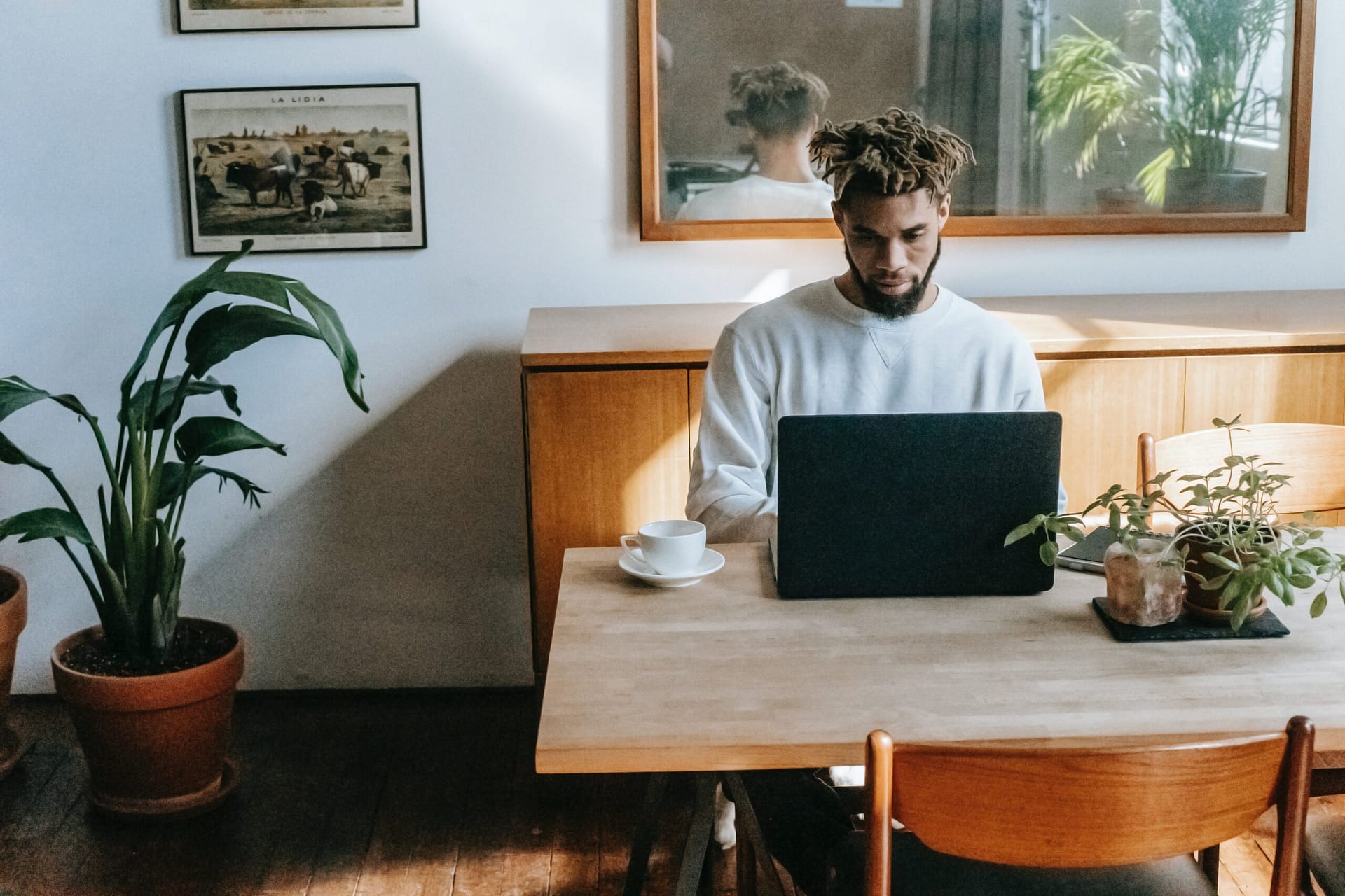 Man writing a Paid in Full Letter Request