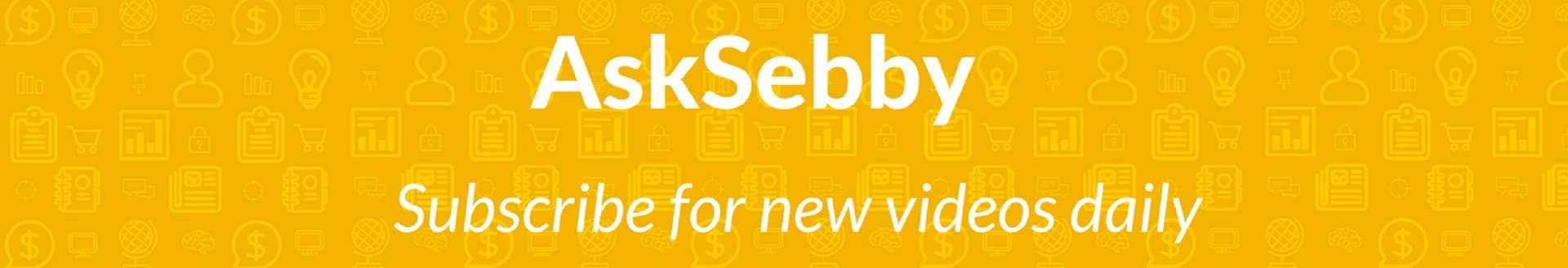 AskSebby channel banner