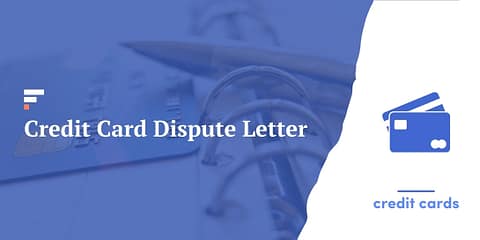 Credit Card Dispute Letter