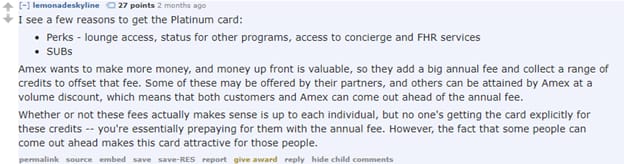 American Express Platinum - Reddit