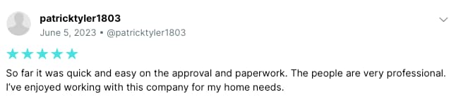 Esusu Rent’s positive customer review