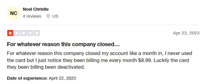 Tomo Card Trustpilot Review
