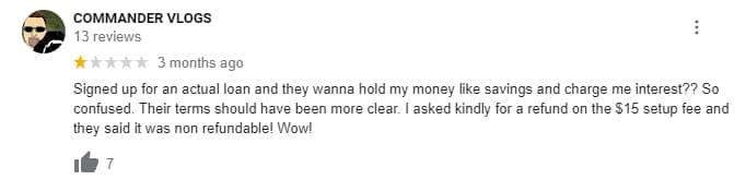Confused Credit Strong customer review