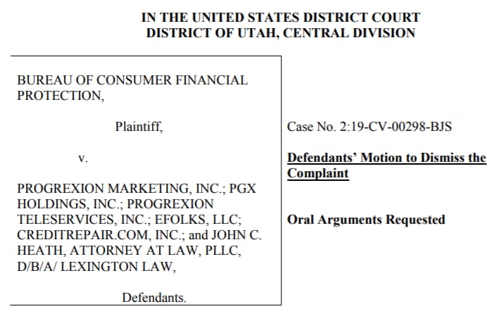Defendants' Motion to Dismiss the Complaint