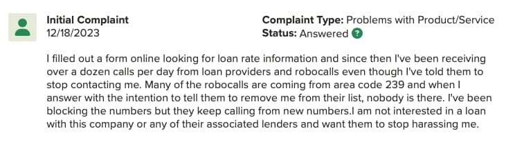lendingtreee_auto_loan_reviews_consumer_affairs_complaints_ LendingTree auto loan reviews BBB complaints