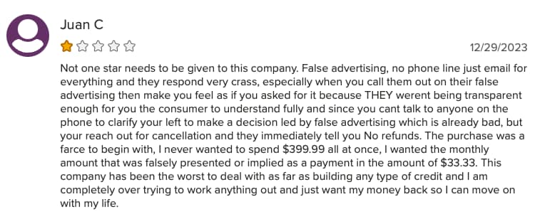Tomo credit card review BBB