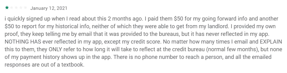 Esusu Rent negative comment