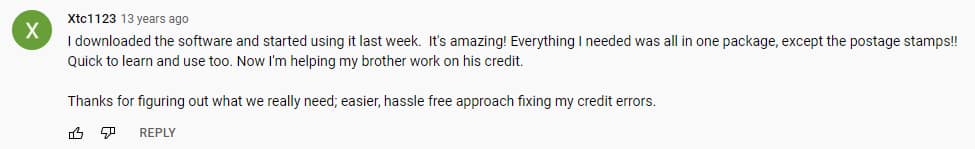 Credit Detailer customer review