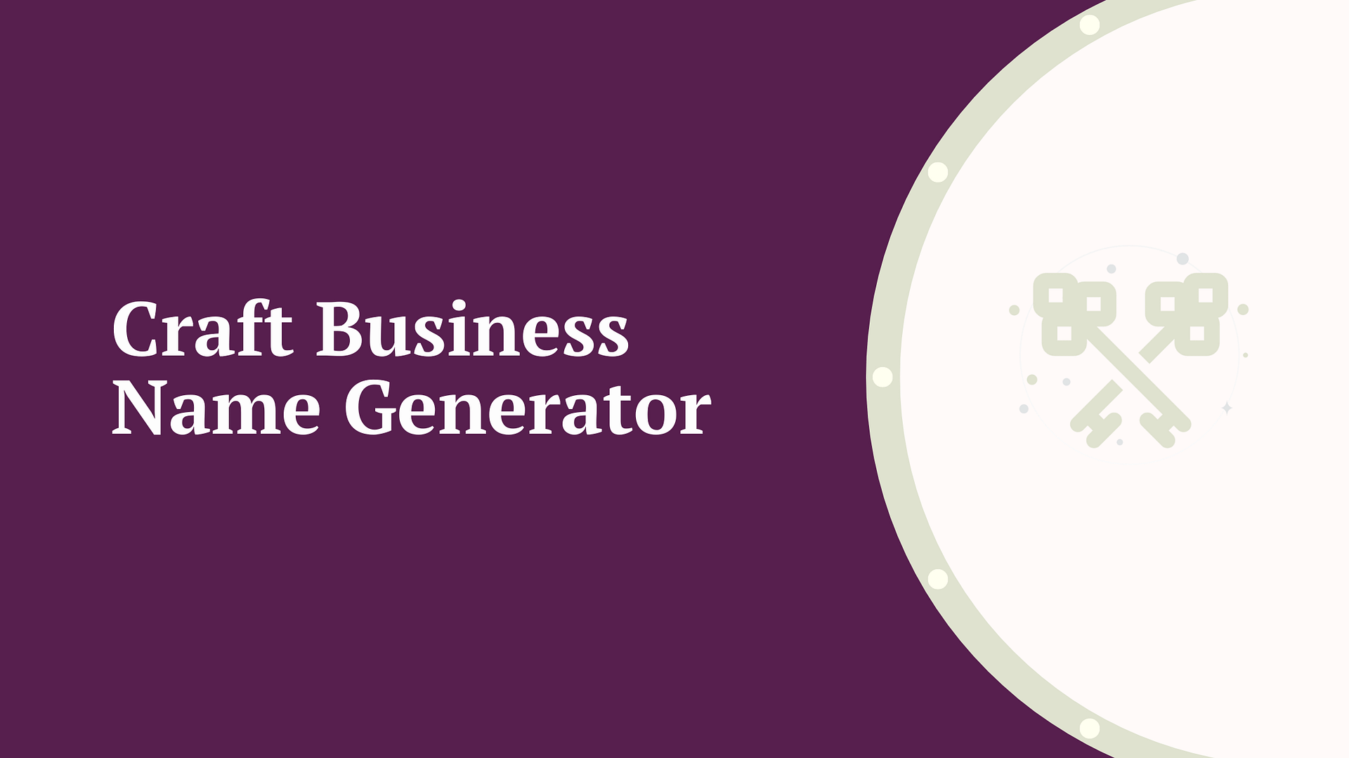 craft-business-name-generator