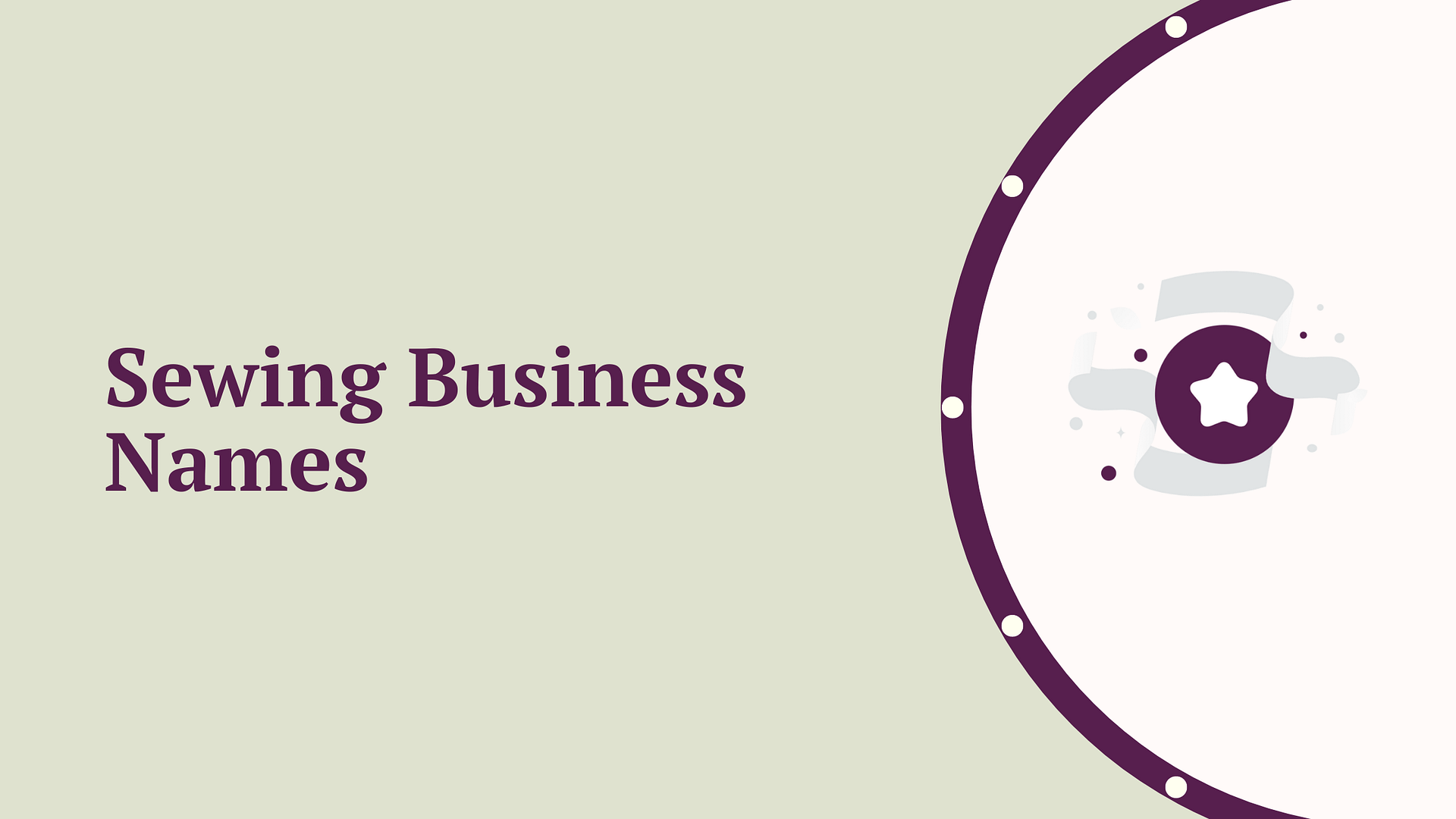 Sewing Business Names Generator And Ideas